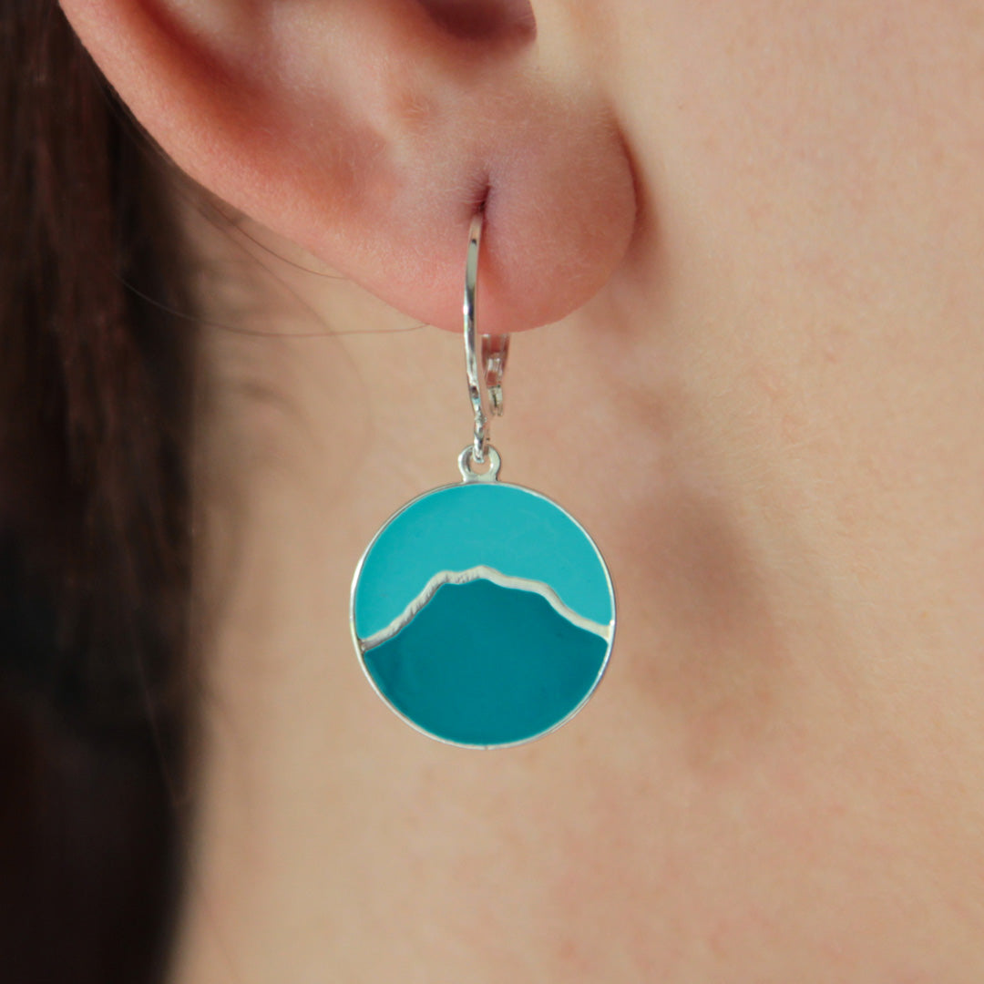 Boucles d'oreilles émaillées