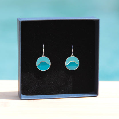 Boucles d'oreilles émaillées