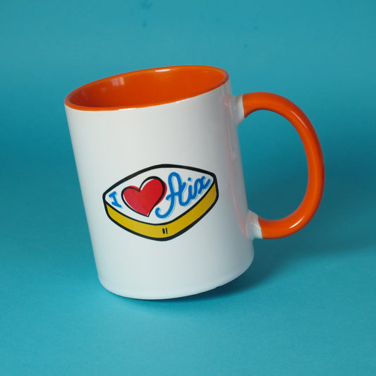 Mug céramique I love Aix